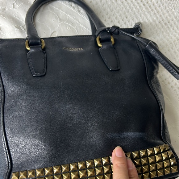 🖤COACH Legacy Tanner Studded Tote bag - Picture 16 of 17